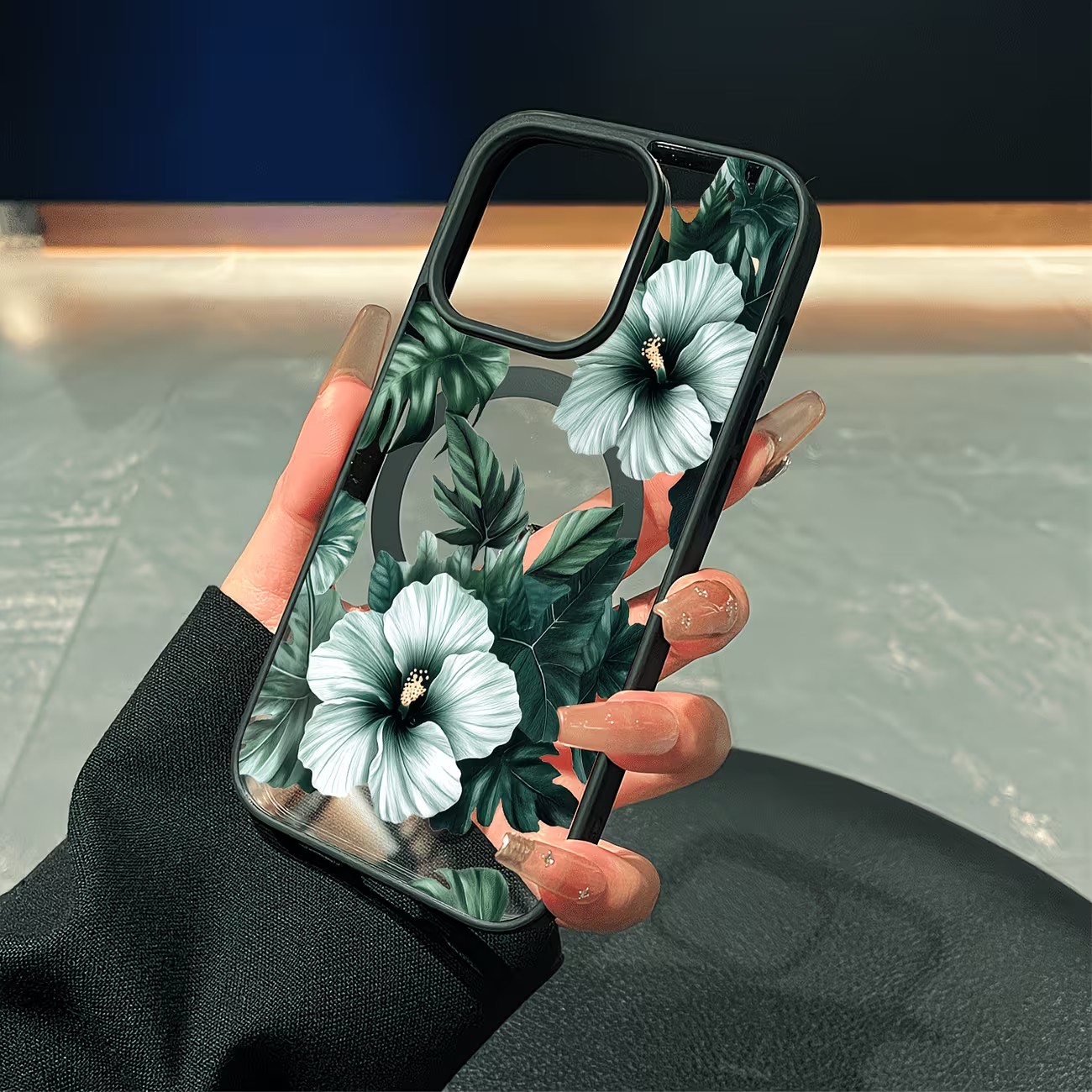 Green Floral Print Phone Case  - Phone Cases Green ulasan dan harga